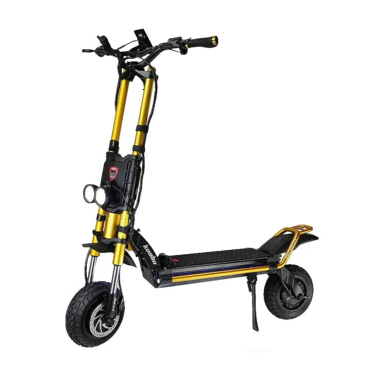 Monopattino elettrico KAABO WOLF WARRIOR KING GTR visto di tre quarti