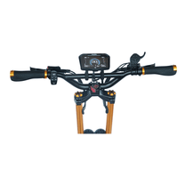 Manubrio del KAABO WOLF WARRIOR X MAX con display e comandi