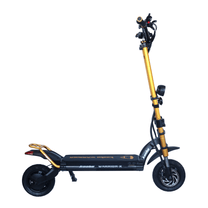 Monopattino elettrico KAABO WOLF WARRIOR X MAX visto dal lato opposto in colore oro