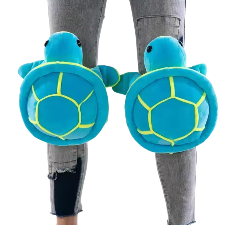 Ginocchiere, gomitiere e protezione anche Turtle Edition in blu, tutti i pezzi del set