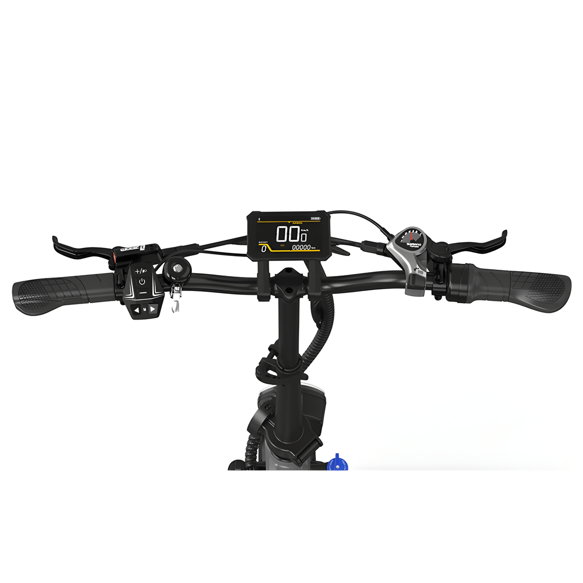 Manubrio della KOOLUX RK10 con display e comandi