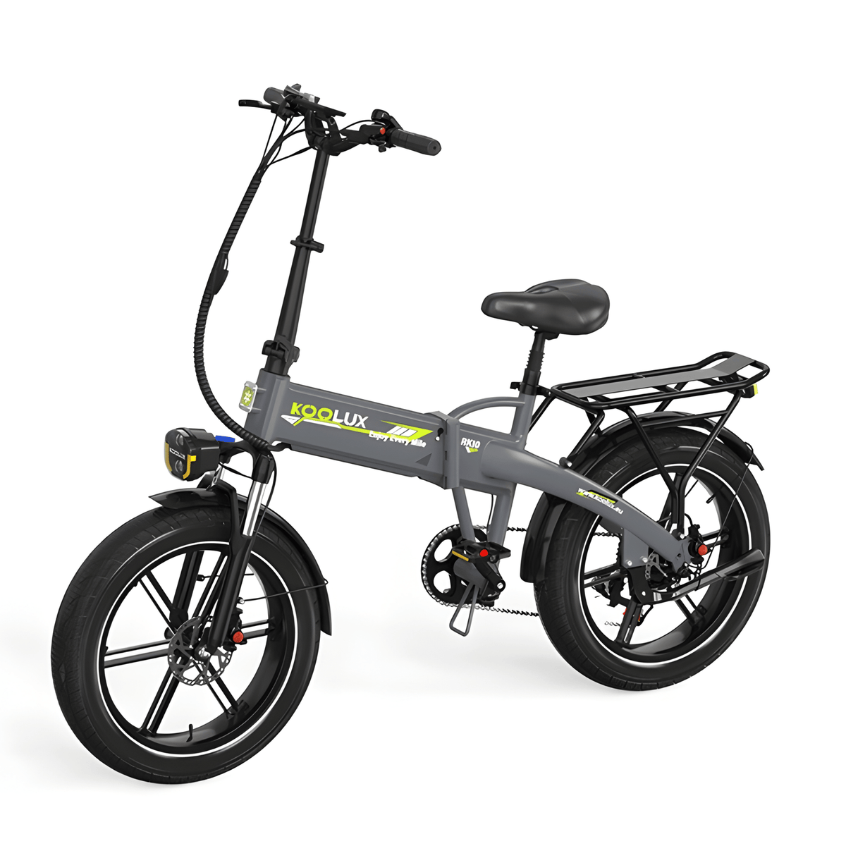 Fat bike elettrica pieghevole KOOLUX RK10 vista di lato
