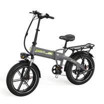 Fat bike elettrica pieghevole KOOLUX RK10 vista di lato