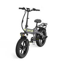 Fat bike elettrica pieghevole KOOLUX RK10 vista di tre quarti
