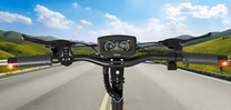 Manubrio del KOOLUX U1 con display e comandi