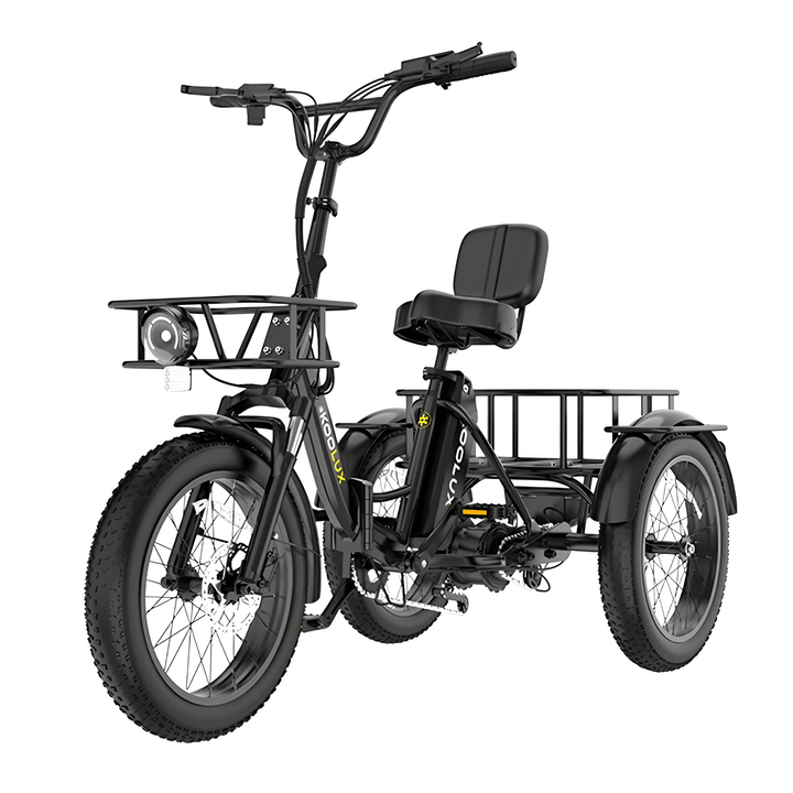 Triciclo elettrico KOOLUX X13 visto di tre quarti