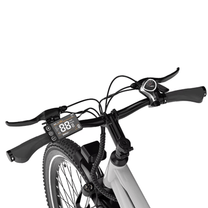 Manubrio della KOOLUX X15 con display e comandi in colore bianco