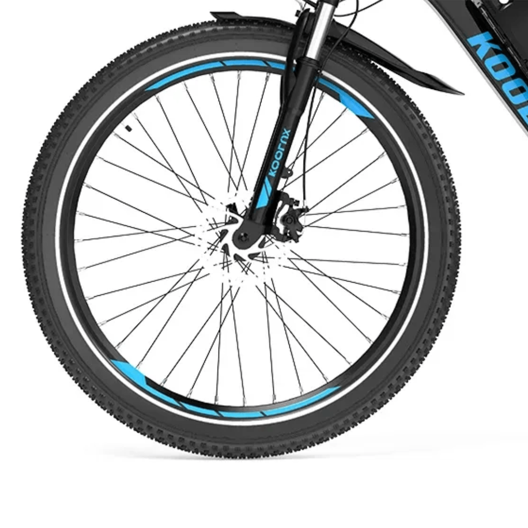 Ruota anteriore e forcella della KOOLUX X15
