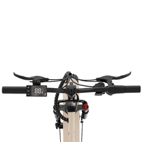 Manubrio della KOOLUX X16 con display e comandi in colore beige