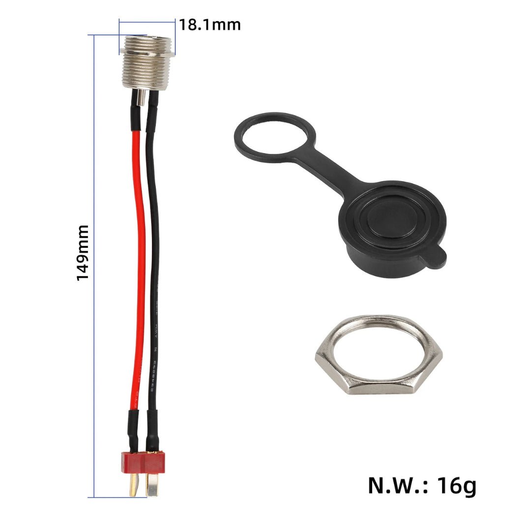 Laddningsport iScooter iX3/iX7 - Reservdel - Wheelyshop