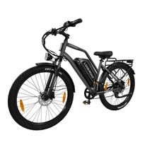 Fat bike elettrica LOOKROAD L28 Max vista di tre quarti in colore grigio