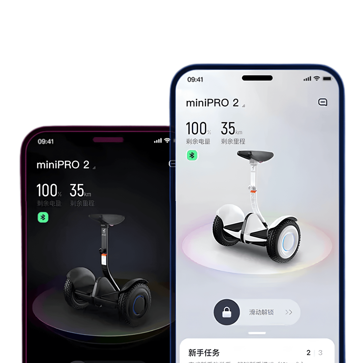 App per smartphone del monopattino autobilanciato Segway Ninebot Mini Pro 2