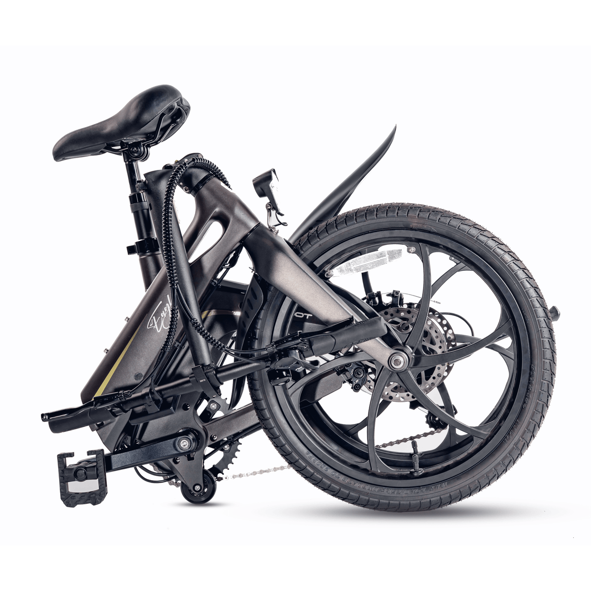 Bici elettrica pieghevole ONEBOT Eagle piegata