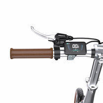 Manubrio dell'OneSport OT02 con display e comandi