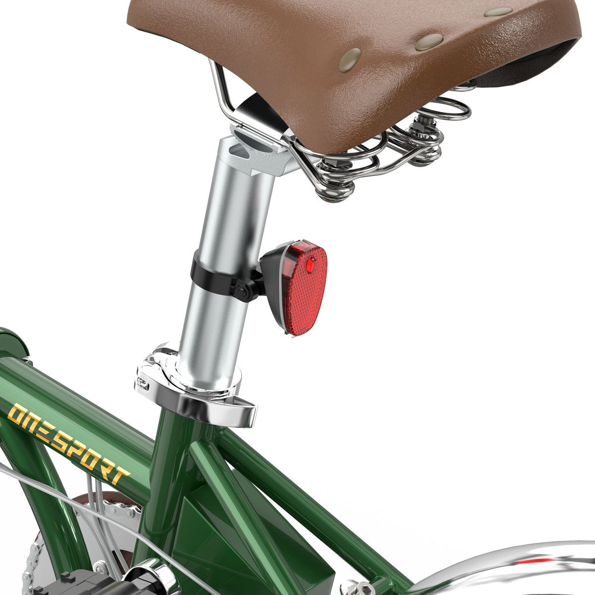 Luce posteriore dell'OneSport OT02 Pro in colore verde