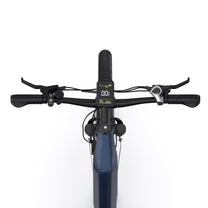Manubrio dell'OneSport OT05 in colore blu dall'alto