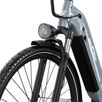 Faro anteriore dell'OneSport OT05 Pro in colore azzurro