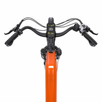 Manubrio dell'OneSport OT05 Pro in colore arancione dall'alto