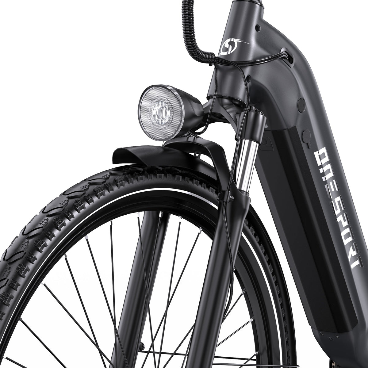 Faro anteriore dell'OneSport OT05 Pro in colore nero