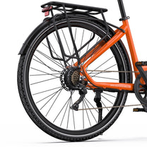 Ruota posteriore dell'OneSport OT05 Pro in colore arancione