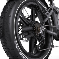 Ruota posteriore dell'OneSport OT08 Pro in colore grigio