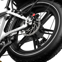 Freno a disco dell'OneSport OT08 Pro in colore bianco