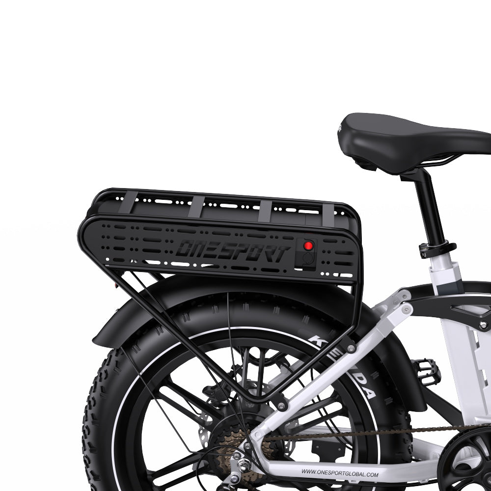 Sella dell'OneSport OT08 Pro in colore bianco