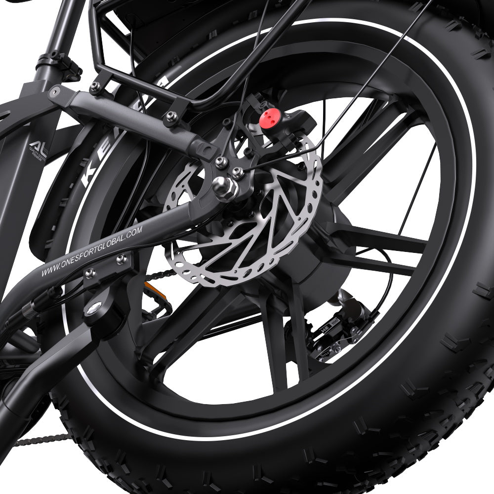 Freno a disco dell'OneSport OT08 Pro in colore grigio