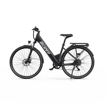 Bici elettrica OneSport OT12 vista di lato in colore nero