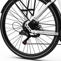 Cambio e catena dell'OneSport OT12 in colore bianco
