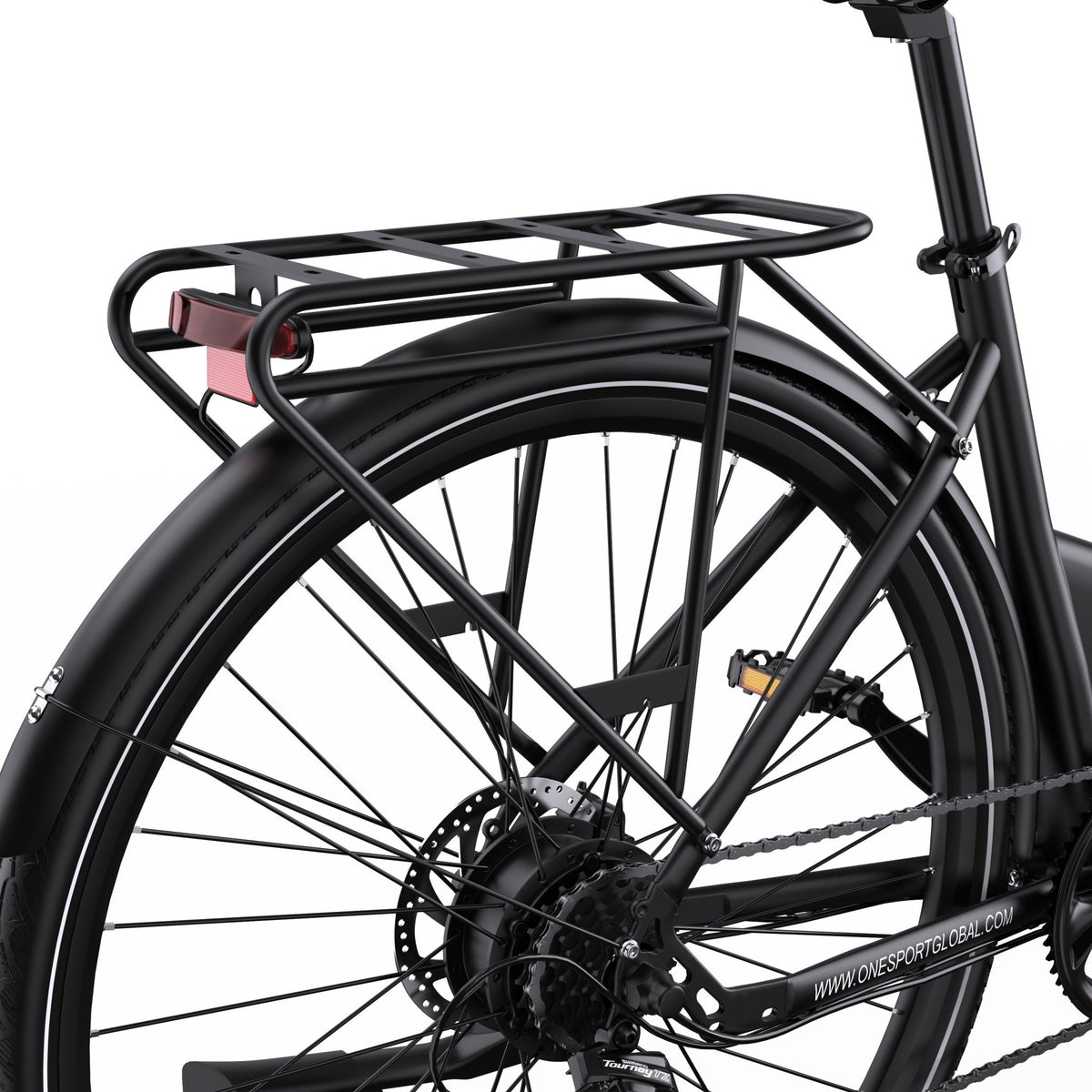 Portapacchi dell'OneSport OT12 in colore nero