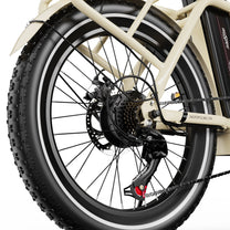 Cambio e catena dell'OneSport OT16-2 in colore beige