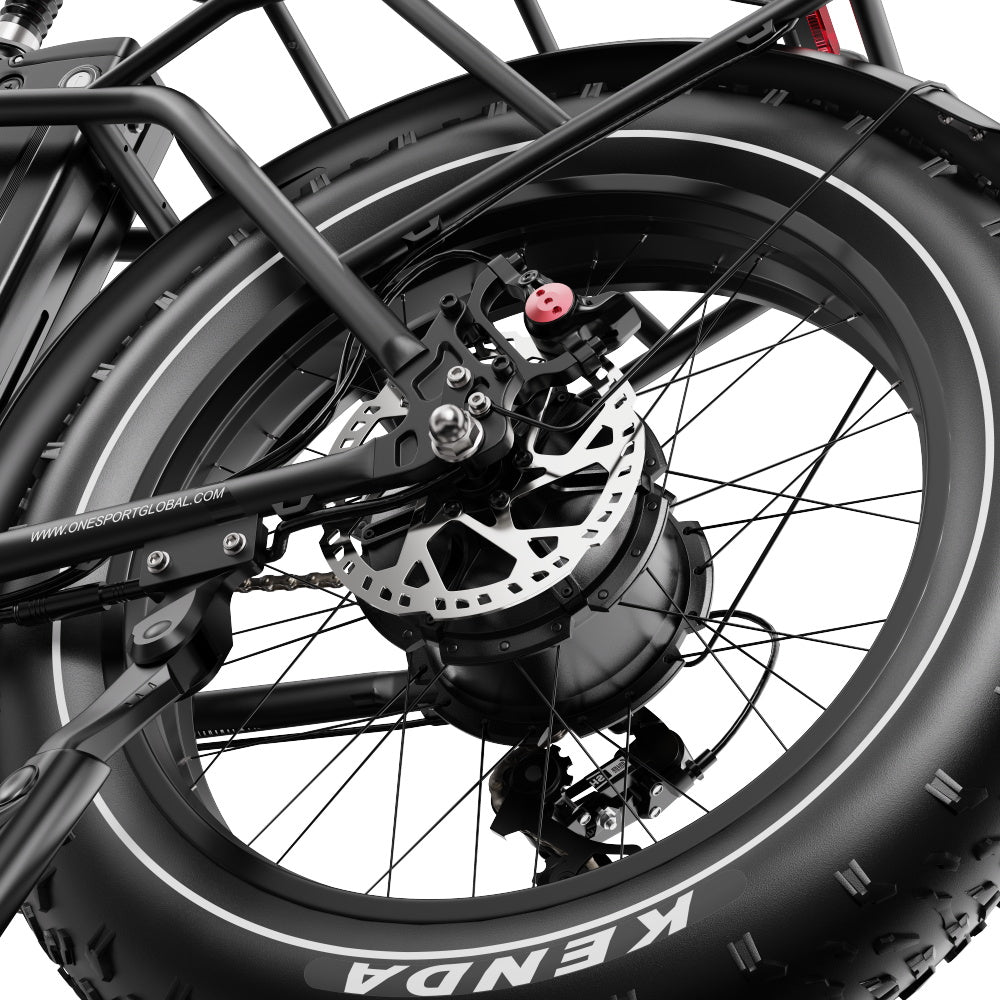 Freno a disco dell'OneSport OT16 Max in colore nero