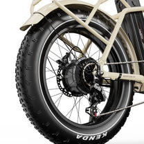 Cambio e catena dell'OneSport OT16 Max in colore beige