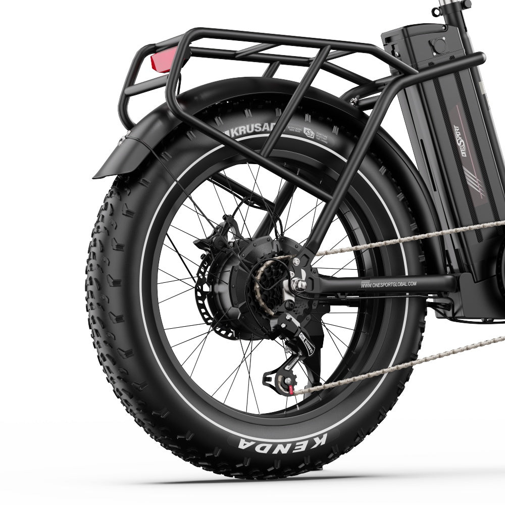 Portapacchi dell'OneSport OT16 Max in colore nero
