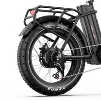 Portapacchi dell'OneSport OT16 Max in colore nero