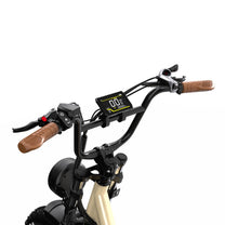 Manubrio dell'OneSport W77 con display e comandi