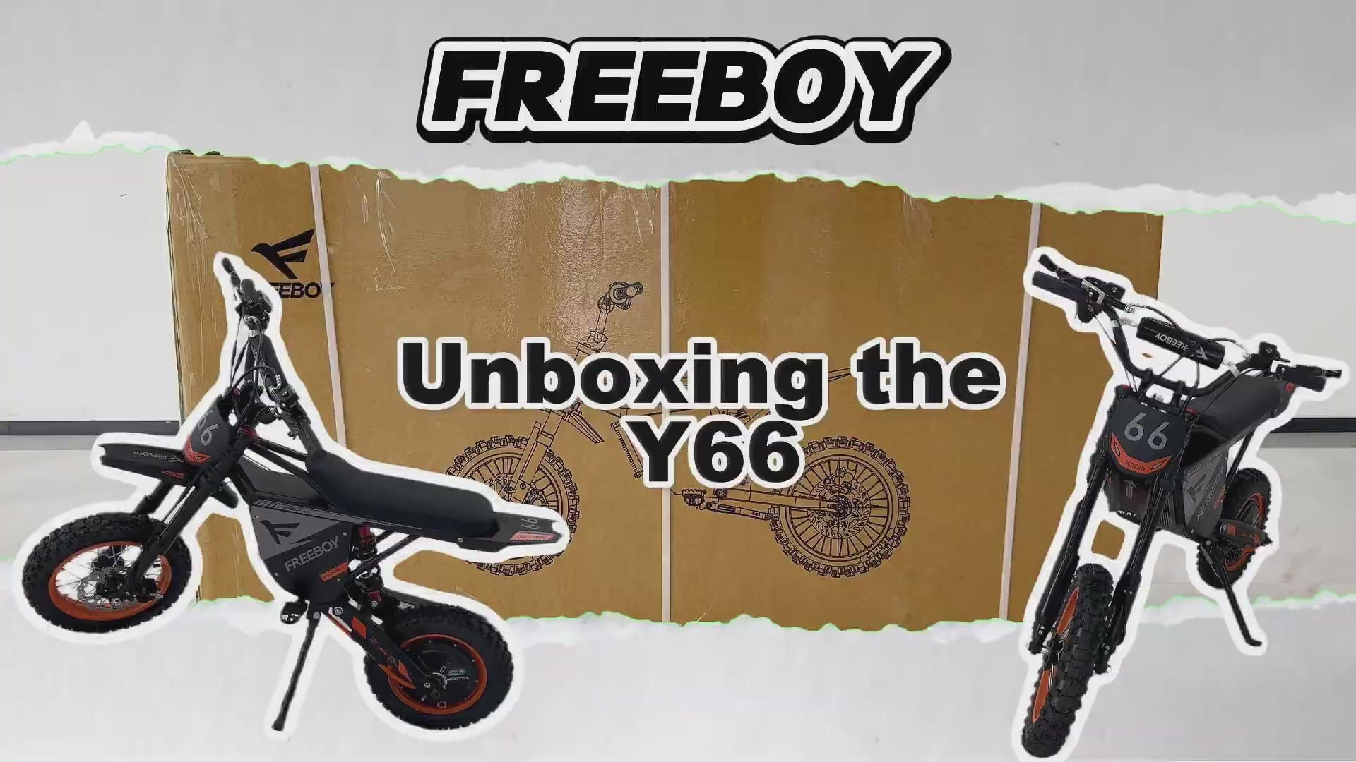 FREEBOY Y66 Unboxing the 3000W Teen E-Bike