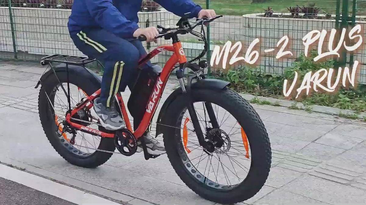 VARUN M26-2 PLUS Review _ The Orange Fat Tire E-Bike Everyone Is Talking About