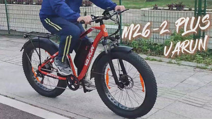 VARUN M26-2 PLUS Review _ The Orange Fat Tire E-Bike Everyone Is Talking About