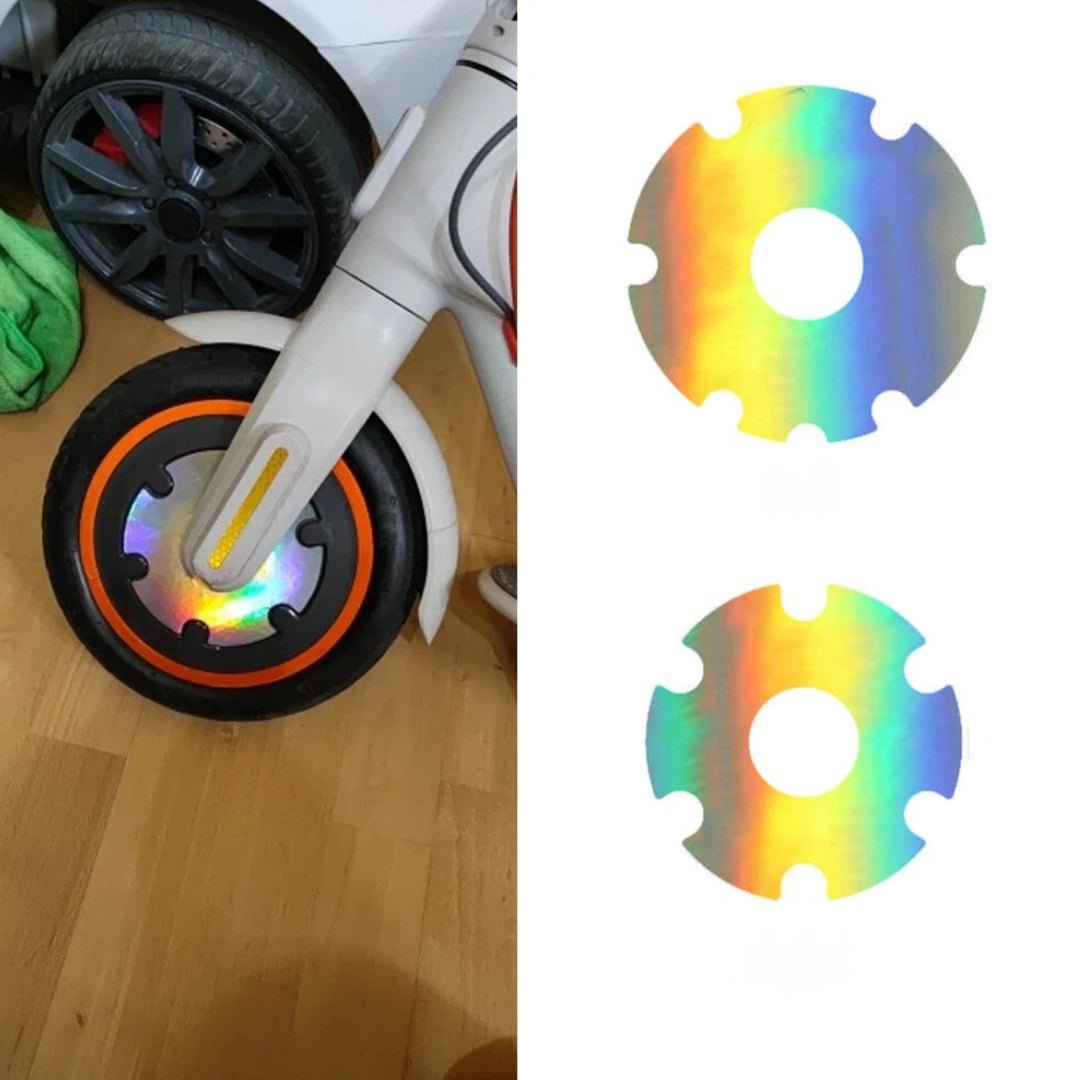 Adesivo riflettente di sicurezza per copertura ruota - Accessori - Wheelyshop