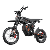 Moto da cross elettrica Ridingtimes GT54 Pro vista di tre quarti su sfondo scuro
