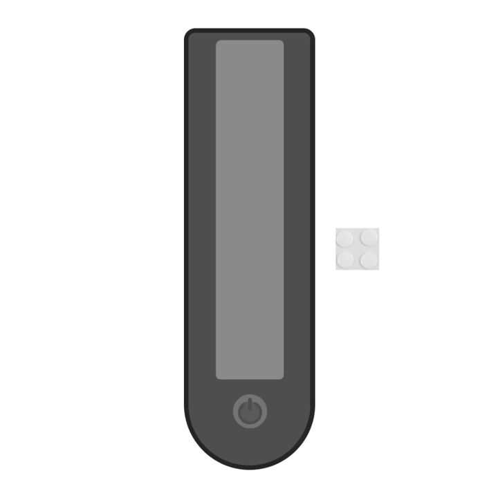 Protezione del display per Xiaomi 4 Pro/5 in nero, vista frontale