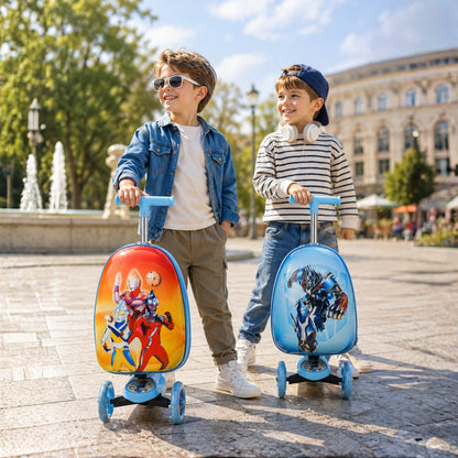 Smart barnsparkcykel med resväska - Åkbar resväska - Wheelyshop