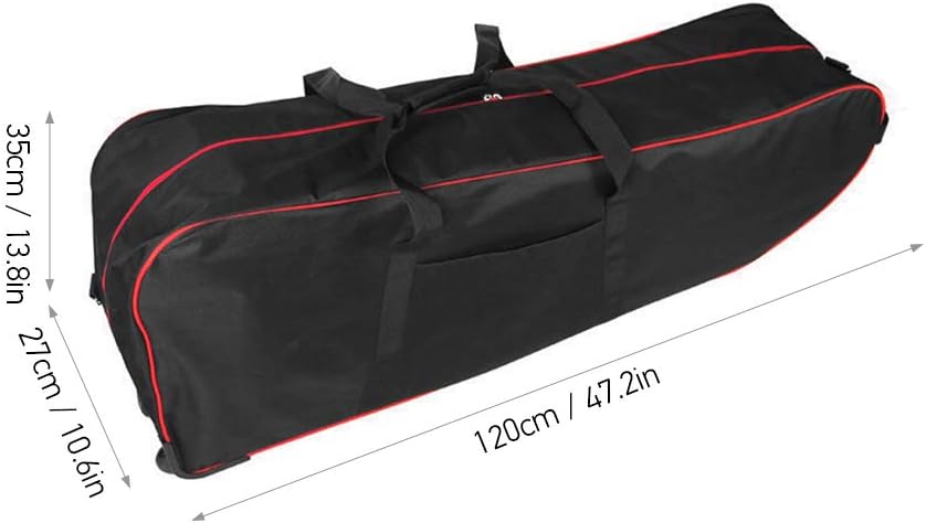 Dimensioni: borsa portaoggetti con ruote per monopattino elettrico
