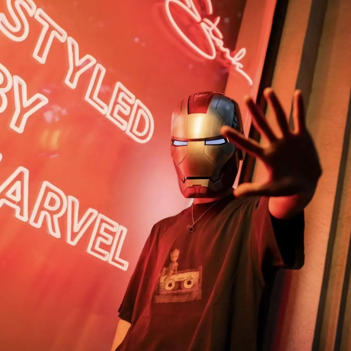 Smart hjälm - Iron Man Edition - Tillbehör - Wheelyshop