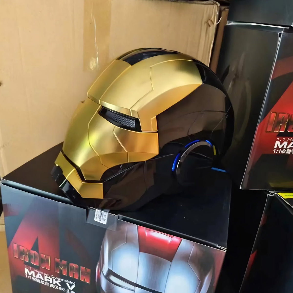 Smart hjälm - Iron Man Edition - Tillbehör - Wheelyshop