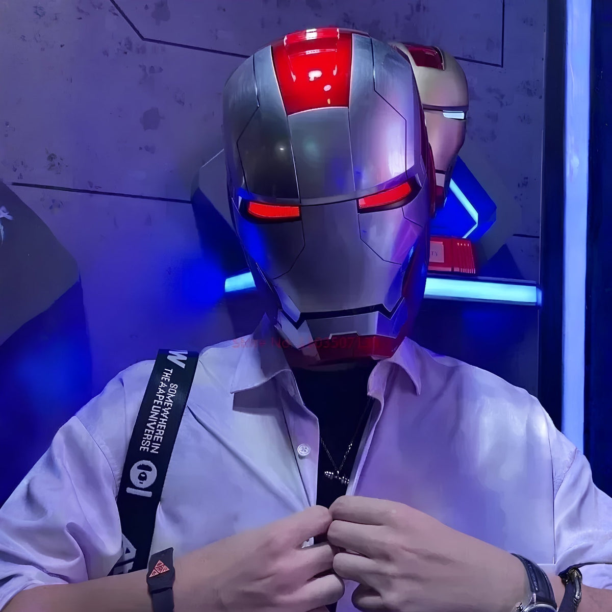 Smart hjälm - Iron Man Edition - Tillbehör - Wheelyshop
