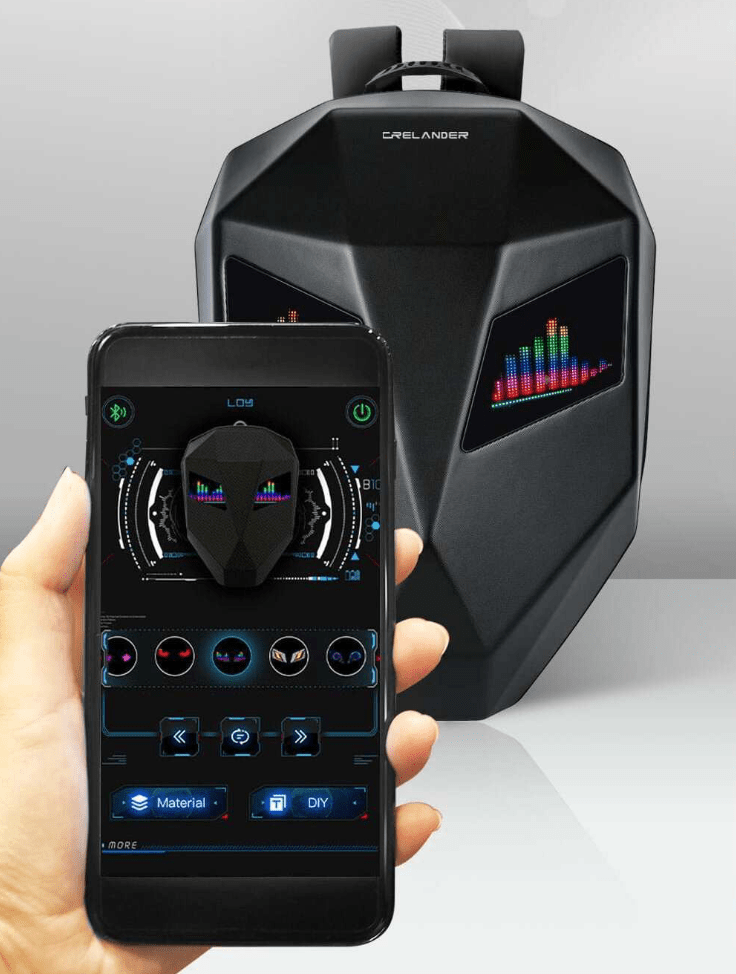App per controllare il display LED: zaino Premium Edition