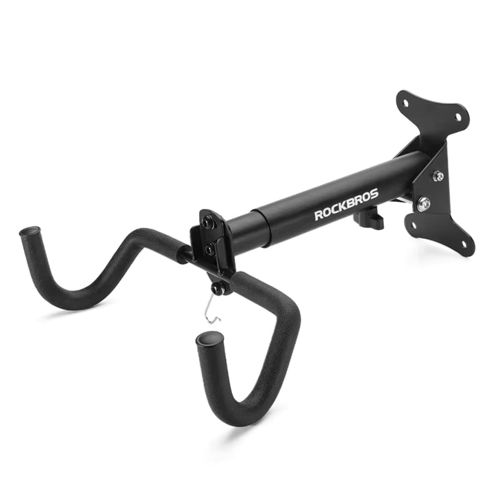 Supporto a muro smart per bici, vista di sbieco